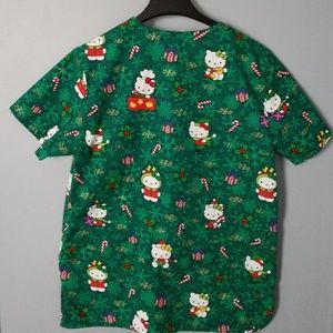 Sanrio Tops - Hello Kitty Christmas Scrub Top Sanrio sz L Sanrio Tops - Hello Kitty Christmas Scrub Top Sanrio sz L